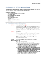 Clarifications to the VSP 2011 operations manual December 2013 revision
