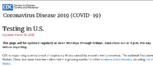 Coronavirus Disease 2019 COVID19 Testing in the US Updated March 13 2020