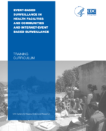 Training curriculum for internetbased eventbased surveillance and eventbased surveillance in health facilities and communities