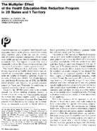 The multiplier effect of the health educationrisk reduction program in 28 states and 1 territory