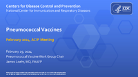 Pneumococcal Vaccines
