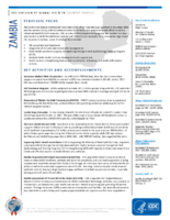 CDC Division of Global HIV  TB Country Profile Zambia July 2018
