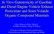 In Vitro Genotoxicity of Gasoline and Diesel Engine Vehicle Exhaust Particulate and SemiVolatile Organic Compound Materials