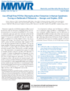 Use of RealTime PCR for Chlamydia psittaci Detection in Human Specimens During an Outbreak of Psittacosis  Georgia and Virginia 2018