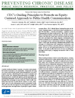 CDCs Guiding Principles to Promote an EquityCentered Approach to Public Health Communication