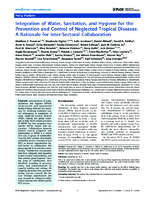 Integration of Water Sanitation and Hygiene for the Prevention and Control of Neglected Tropical Diseases A Rationale for InterSectoral Collaboration