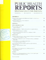 Public Health Rep  v 98 no 4 JulyAugust 1983  cover