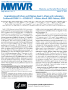 Hospitalization of Infants and Children Aged 04 Years with Laboratoryconfirmed COVID19  COVIDNET 14 States March 2020February 2022