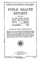 Public Health Reports  v 48 no 48  cover