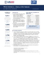 West Africa  Ebola Outbreak Fact Sheet 4 Fiscal Year FY 2015