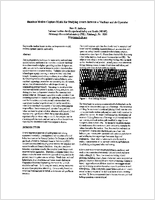 Random Motion Capture Model for Studying Events Between a Machine and Its Operator