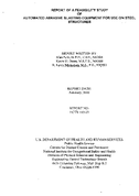 Report of a feasibility study of automated abrasive blasting equipment for use on steel structures