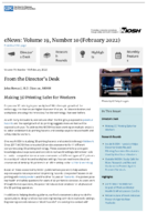 NIOSH eNews Volume 19 Number 10 February 2022