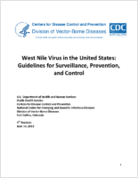 West Nile virus in the United States  guidelines for surveillance prevention and control 4th revision