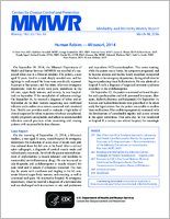 MMWR Morbidity and Mortality Weekly Report Vol 65 No 10 March 18 2016