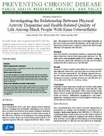 Investigating the Relationship Between Physical Activity Disparities and HealthRelated Quality of Life Among Black People With Knee Osteoarthritis