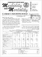 Morbidity and Mortality Weekly Report Vol 14 No 12 week ending March 27 1965