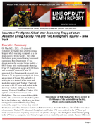 Volunteer firefighter killed after becoming trapped at an assisted living facility fire and two firefighters injured  New York superseded