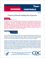 Control of drywall sanding dust exposures