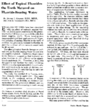 Effect of topical fluorides on teeth matured on fluoridebearing water