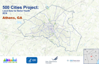 500 Cities Project Local Data for Better Health 2016 Athens GA