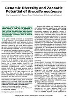 Genomic Diversity and Zoonotic Potential of Brucella neotomae