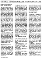 NATIONAL CENTER FOR HEALTH STATISTICS DATA LINE