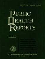 Public Health Reports  v 82 no 1 January 1967  cover