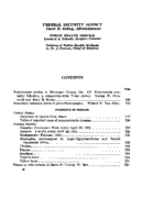 Public Health Reports  v 66 no 22  table of contents