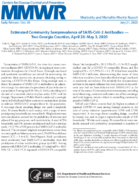 Estimated Community Seroprevalence of SARSCoV2 Antibodies  Two Georgia Counties April 28May 3 2020