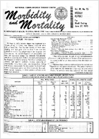Morbidity and Mortality Weekly Report Vol 19 No 25 week ending June 27 1970