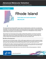 Advanced Molecular Detection National investment to advance genomic sequencing capacity Rhode Island September 5 2023