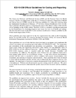 ICD10CM Official Guidelines for Coding and Reporting 2014