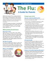 The Flu A Guide for Parents 2018