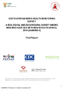 SOUTH AFRICAN MENS HEALTH MONITORING SURVEY A BIOLOGICAL AND BEHAVIOURAL SURVEY AMONG MEN WHO HAVE SEX WITH MEN IN SOUTH AFRICA 2019 SAMHMSII