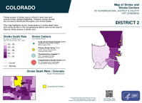 CO Congressional District 02 Stroke and Stroke Centers Map 119th Congress