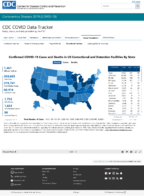 Confirmed COVID19 deaths in US correctional and detention facilities by state December 12 2020