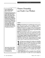 Firearm ownership and health care workers