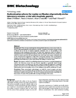 Authentication scheme for routine verification of genetically similar laboratory colonies a trial with Anopheles gambiae