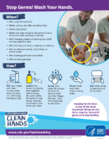 Stop Germs Wash Your Hands