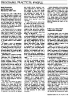 PROGRAMS PRACTICES PEOPLE