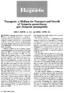Transgrow a medium for transport and growth of Neisseria gonorrhoeae and Neisseria meningitidis