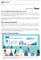 911 Health Research and Care Part II