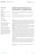 NoiseInduced Hearing Loss in Farmworkers A Scoping Review