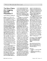 The False Claims Act litigating scientific misconduct II