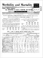Morbidity and Mortality Weekly Report Vol 10 No 45 for Release November 17 1961