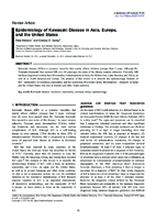 Epidemiology of Kawasaki Disease in Asia Europe and the United States