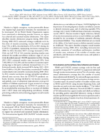 Progress Toward Measles Elimination  Worldwide 20002022