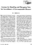 Systems for handling and managing data for surveillance of communicable diseases