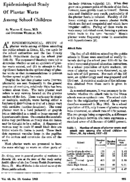 Epidemiological study of plantar warts among school children